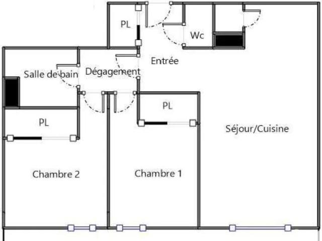 Vente Appartement 3 pièces