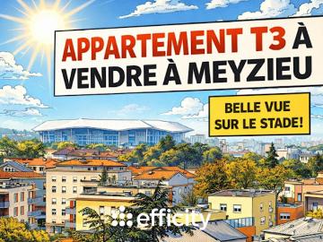 Vente Appartement 3 pièces 74 m2 Meyzieu
