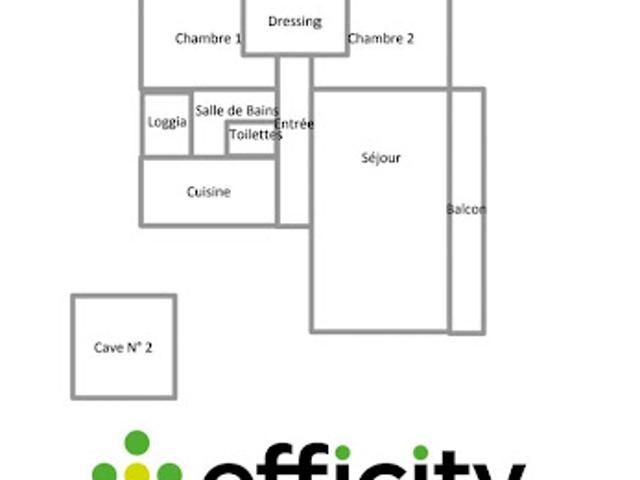 Vente Appartement 3 pièces 74 m2 Meyzieu