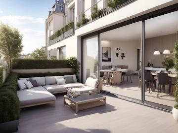 Vente Appartement 3 pièces 74 m2 Nanterre