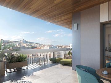 Appartement à vendre à Baille Marseille - Terrasse
