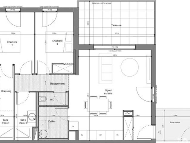 Vente Appartement 3 pièces 76 m2 Uzès