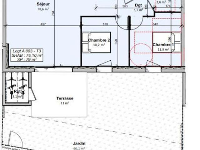 Vente Appartement 3 pièces 76 m2 Givrand