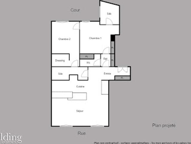 Vente Appartement 3 pièces 78.71 m2 Paris 17ème