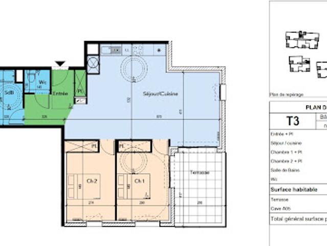 Vente Appartement 3 pièces 78 m2 Lapalud