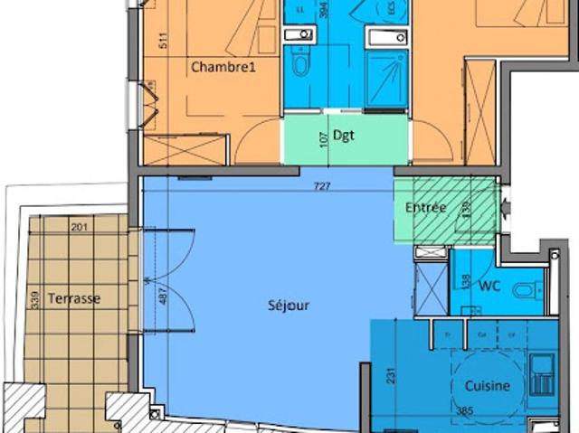 Vente Appartement 3 pièces 78.6 m2 Nimes