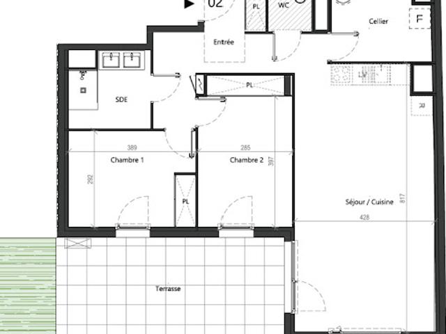 Vente Appartement 3 pièces 89 m2 Toulouse