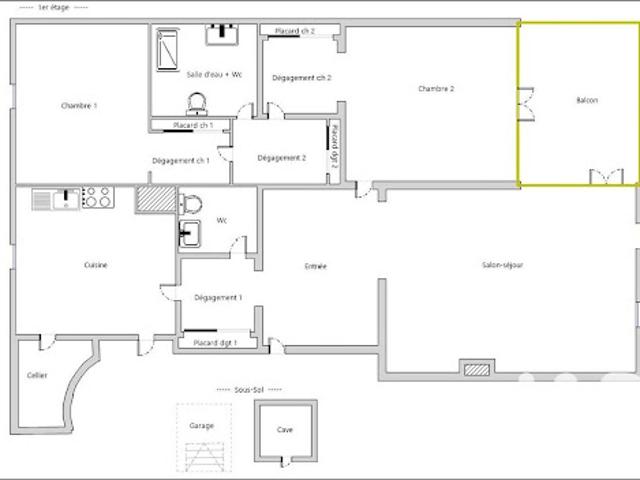 Vente Appartement 3 pièces 101 m2 Louveciennes