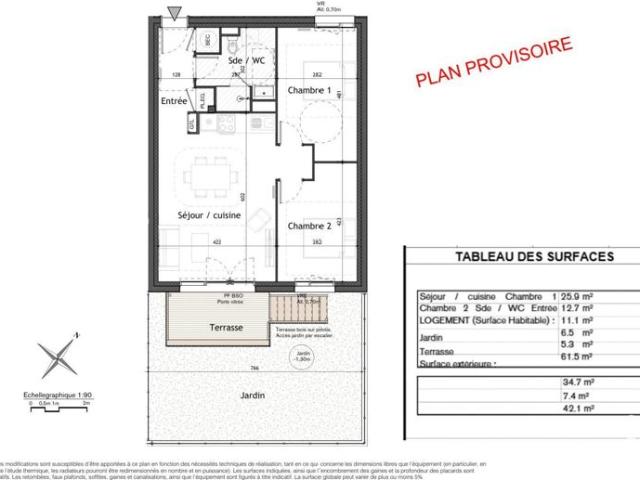 Vente Appartement 3 pièces
