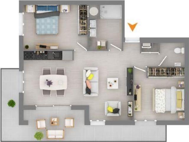 Vente Appartement 3 pièces