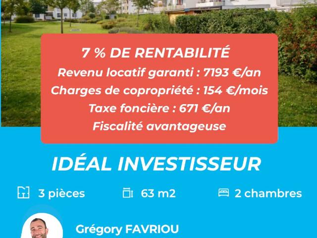 Vente Appartement 3 pièces