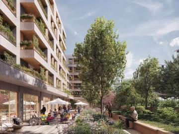 Rue Christian Lacouture, Bron Rhône, Rhône, Rhône-Alpes