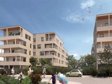 Rue Christian Lacouture, Bron Rhône, Rhône, Rhône-Alpes