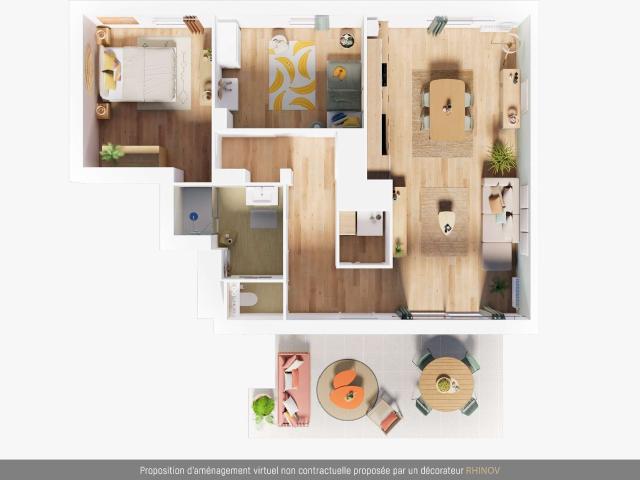 Vente appartement 3 pièces La Chapelle des Fougeretz 35