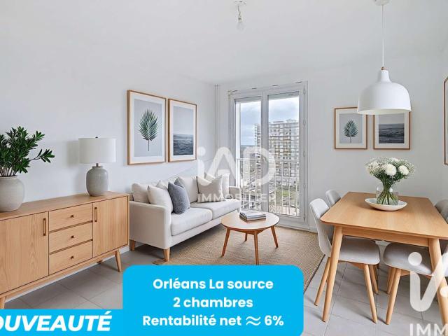Vente appartement 3 pièces La source 45