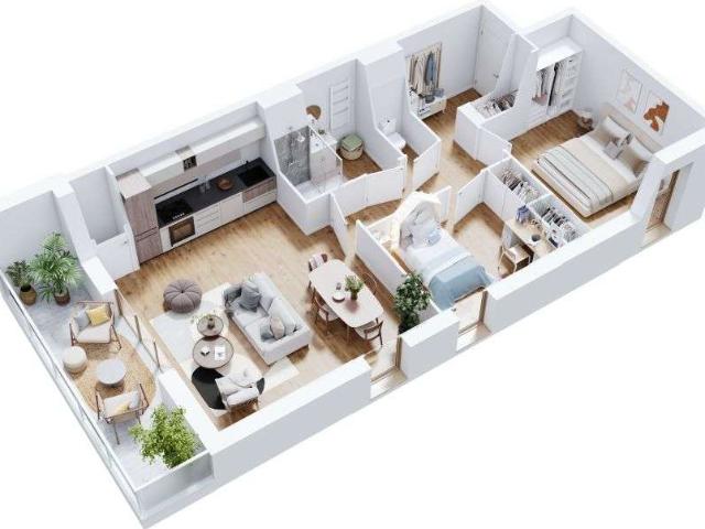 Vente appartement 3 pièces Montfort sur Meu 35