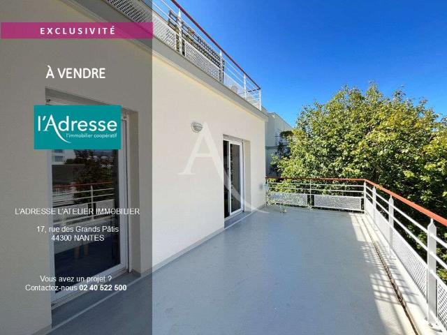 Vente appartement 3 pièces Nantes Beaujoire Saint Joseph 44