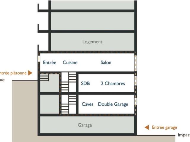 Vente appartement 3 pièces Nantes Saint Felix 44