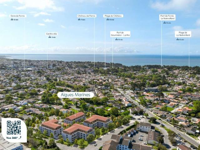 Vente appartement 3 pièces Pornic 44