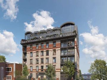 Rue Cartault, Puteaux, Hauts-de-Seine, Île-de-France