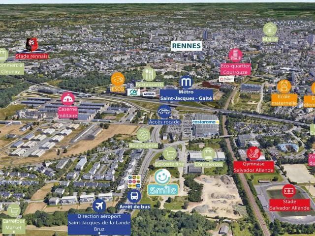 Vente appartement 3 pièces Saint Jacques de la Lande 35