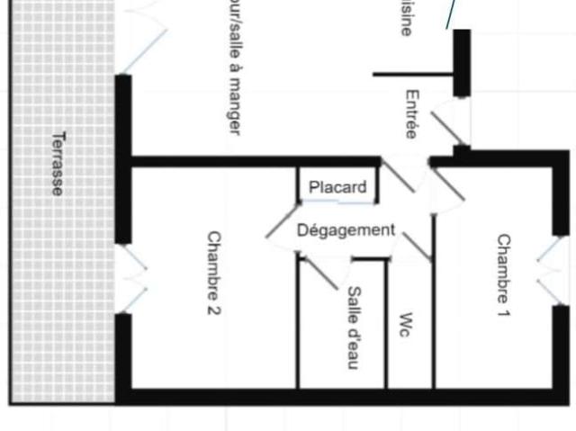 Vente appartement 3 pièces Saint Malo 35