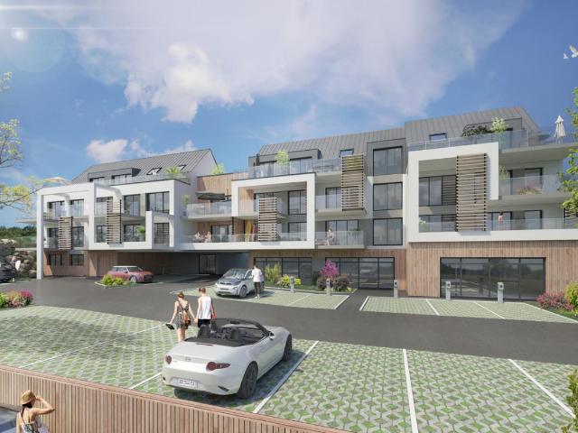 Vente appartement T2 avec vue mer et balcon de 8 m², Perros Guirec 22700