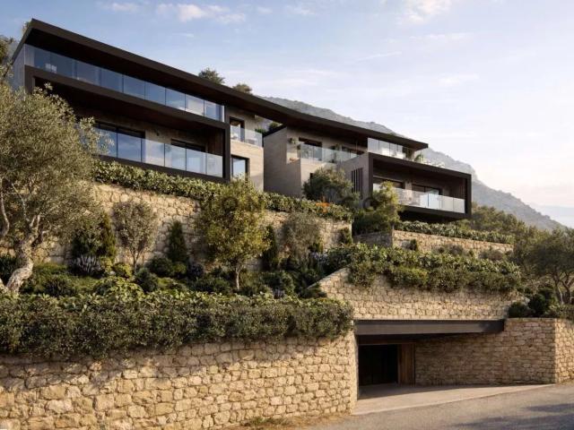 Vente appartement neuf 3 chambres avec vue mer, jardin privatif et piscine – Résidence neuve contemporaine Éze