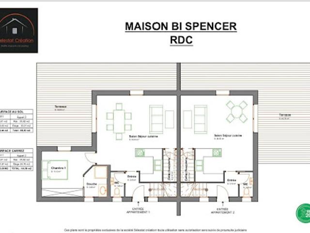 Vente Duplex 3 pièces 64.68 m2 Schwenheim