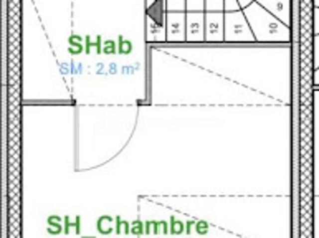 Vente Duplex 2 pièces 42.5 m2 Aussonne