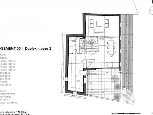 Vente Duplex 5 pièces 177 m2 Nimes