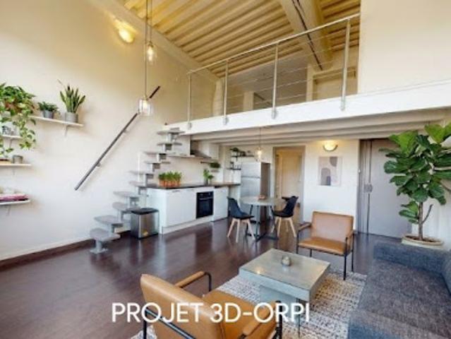 Vente Loft 2 pièces 51 m2 Lyon 4ème
