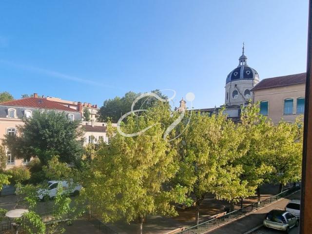 VENTE LYON 69001 CROIX ROUSSE CHARTREUX BEL APPARTEMENT MEUBLE T1 BIS 39M2 DANS RESIDENCE STANDING AVEC G