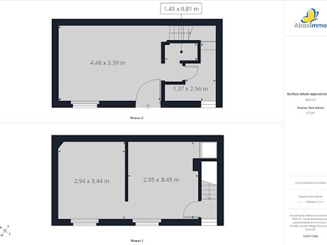 Vente Maison 3 pièces 44 m2 Potigny