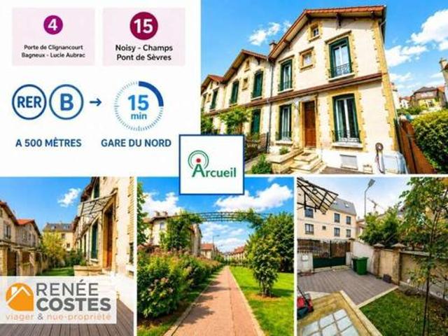 Vente Maison 3 pièces 56 m2 Arcueil