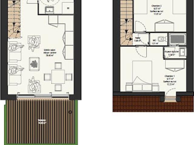 Vente Maison 3 pièces 57.39 m2 Merlimont