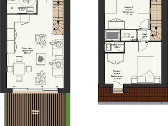 Vente Maison 3 pièces 59.75 m2 Merlimont