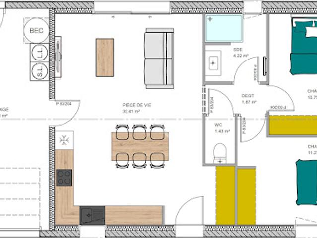 Vente Maison 3 pièces 62.95 m2 Notre Dame de Monts