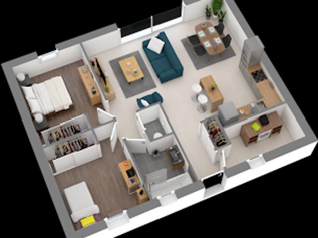 Vente Maison 3 pièces 66 m2 Cadaujac