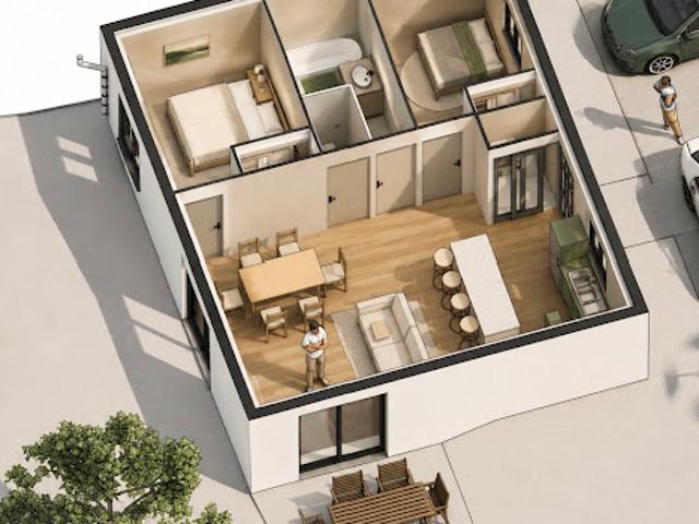 Vente Maison 3 pièces 68 m2 Saint Didier de la Tour