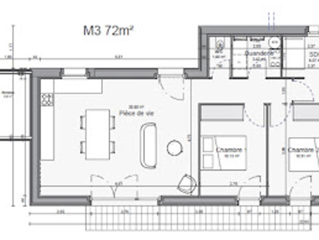 Vente Maison 3 pièces 72 m2 Bletterans