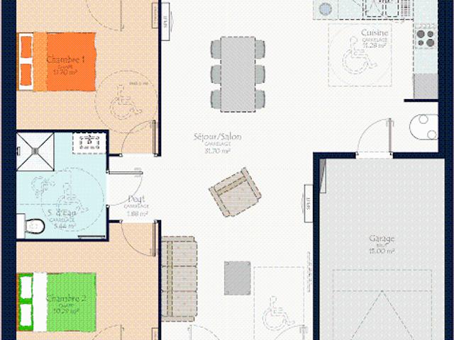 Vente Maison 3 pièces 72 m2 La Remaudière