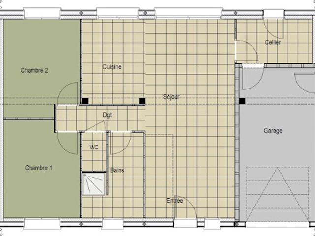Vente Maison 3 pièces 73 m2 Saint Saturnin
