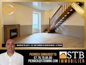 Vente Maison 3 pièces 74 m2 Le Pouzin