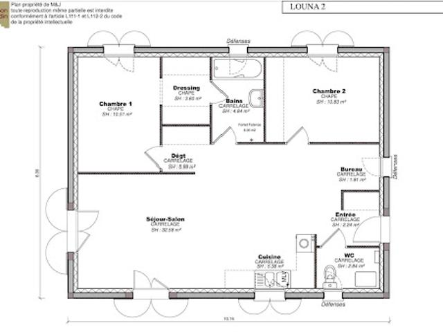 Vente Maison 3 pièces 75 m2 Vendat