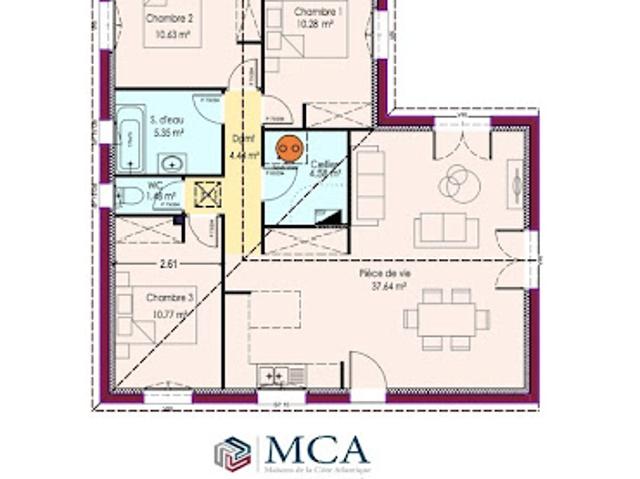Vente Maison 3 pièces 85 m2 Floirac