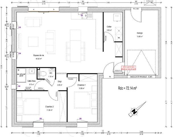 Vente maison 3 pièces Brissac Quince 49
