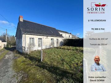 Vente maison 3 pièces Villemoisan 49