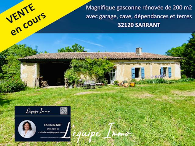 Vente Maison 11 pièces 205 m2 Sarrant