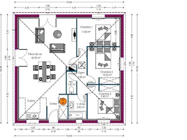 Vente Maison 1 pièce 85 m2 Vayres